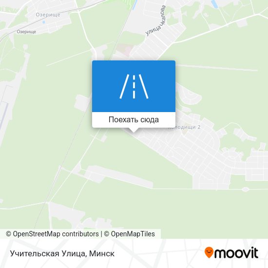 Карта Учительская Улица