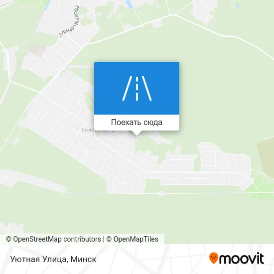 Карта Уютная Улица
