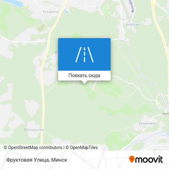 Карта Фруктовая Улица
