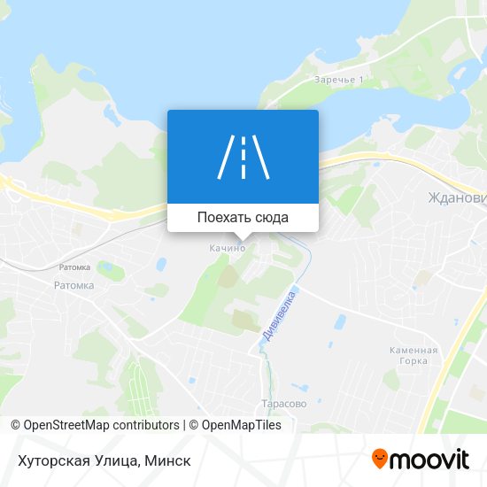 Карта Хуторская Улица