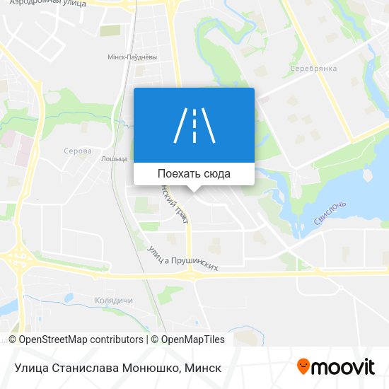 Карта Улица Станислава Монюшко
