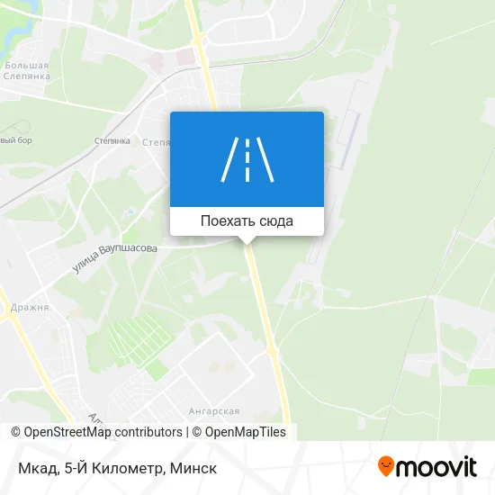 Карта Мкад, 5-Й Километр