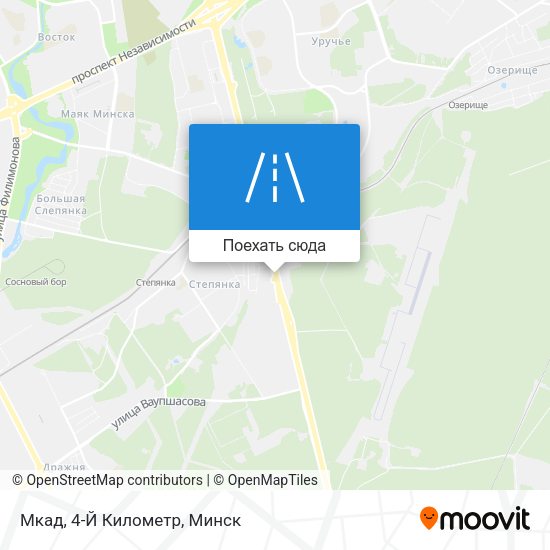 Карта Мкад, 4-Й Километр