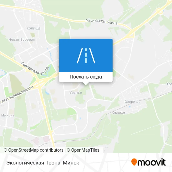 Карта Экологическая Тропа