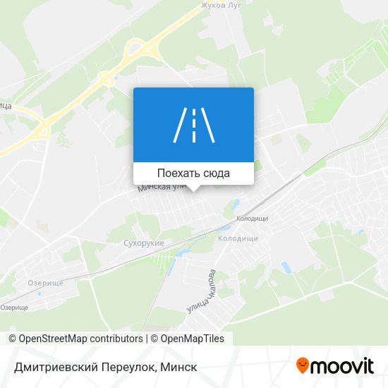 Карта Дмитриевский Переулок