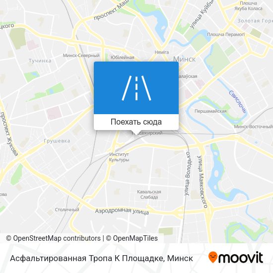 Карта Асфальтированная Тропа К Площадке
