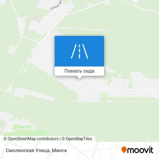Карта Смоленская Улица