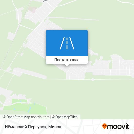 Карта Нёманский Переулок