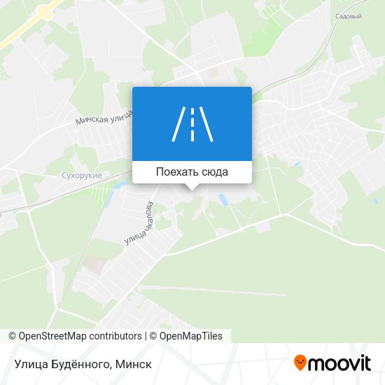 Карта Улица Будённого