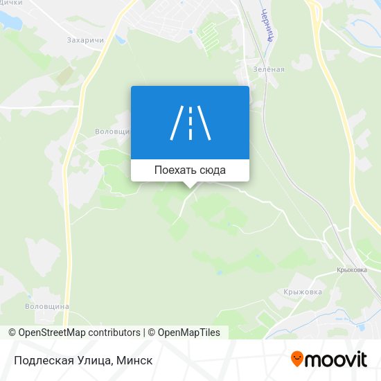 Карта Подлеская Улица