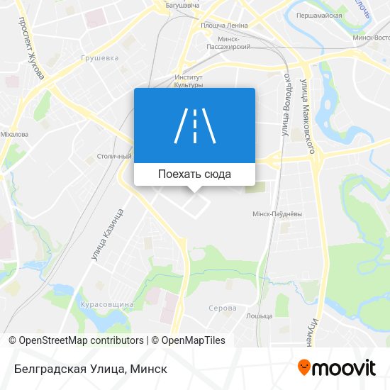 Карта Белградская Улица