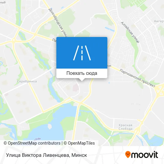 Карта Улица Виктора Ливенцева