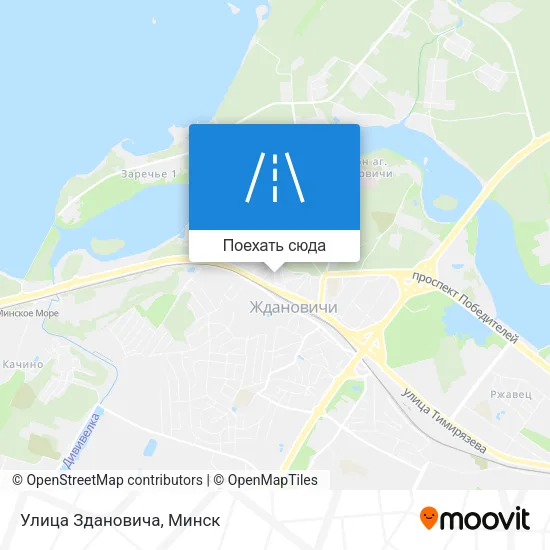 Карта Улица Здановича