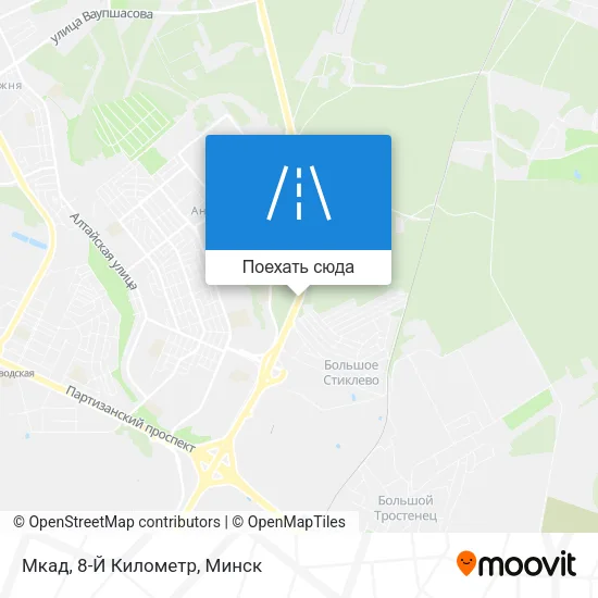Карта Мкад, 8-Й Километр