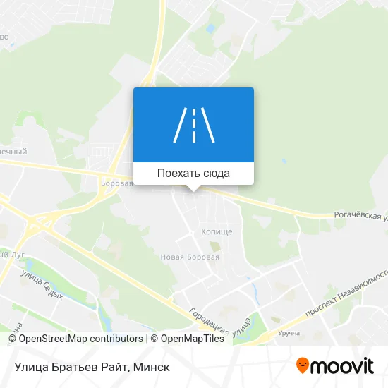 Карта Улица Братьев Райт