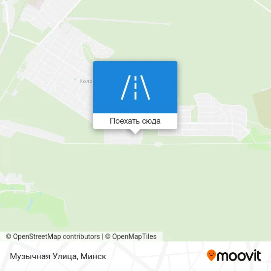 Карта Музычная Улица