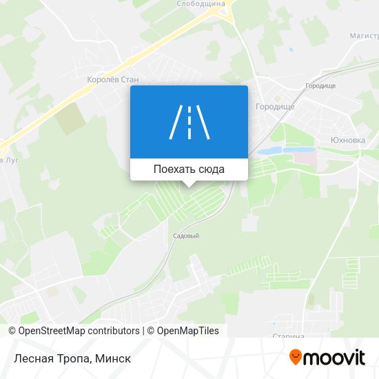 Карта Лесная Тропа