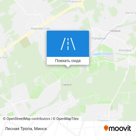 Карта Лесная Тропа