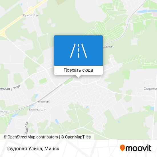 Карта Трудовая Улица