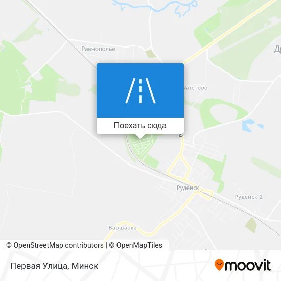 Карта Первая Улица