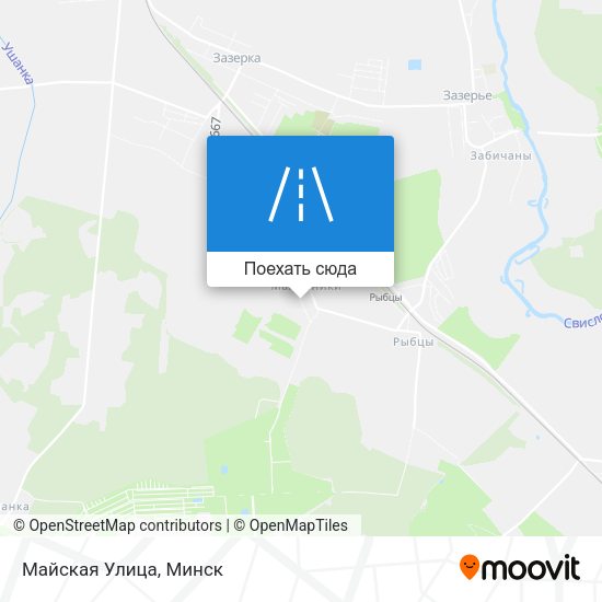 Карта Майская Улица