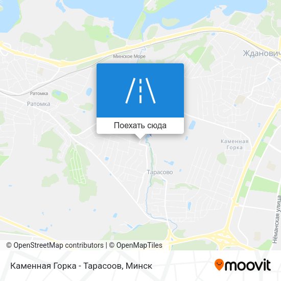 Карта Каменная Горка - Тарасоов