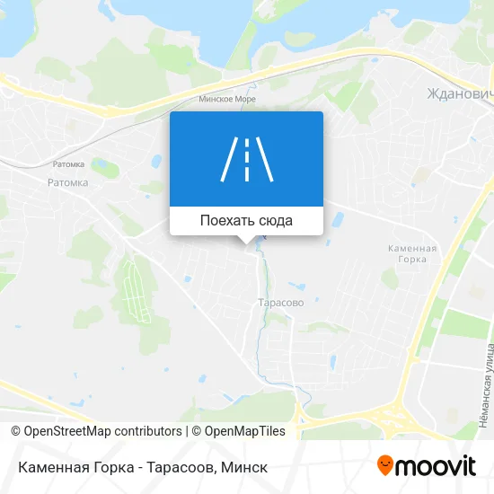 Карта Каменная Горка - Тарасоов