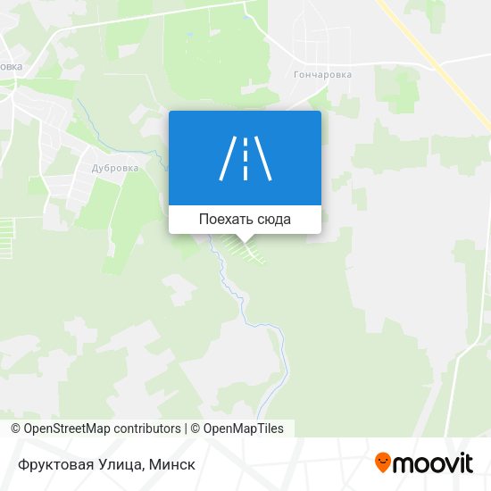 Карта Фруктовая Улица