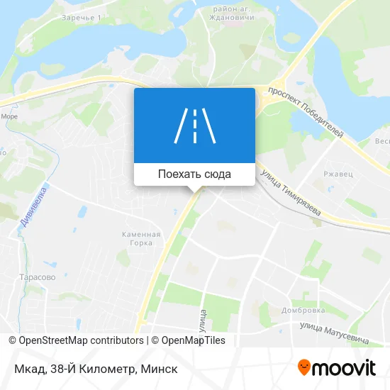 Карта Мкад, 38-Й Километр
