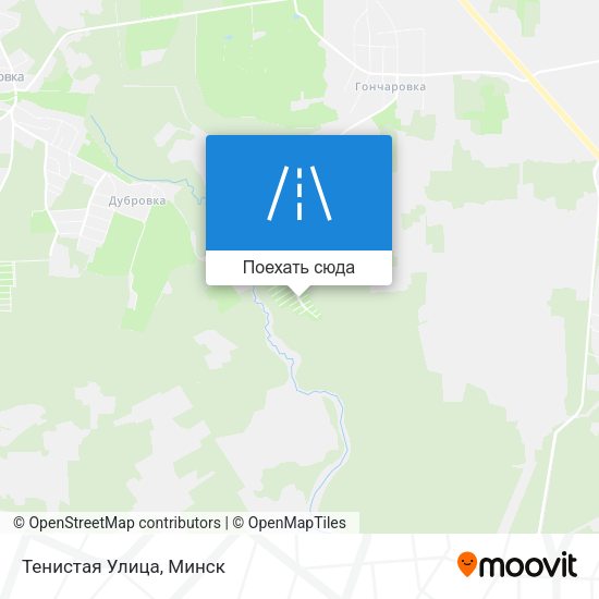 Карта Тенистая Улица