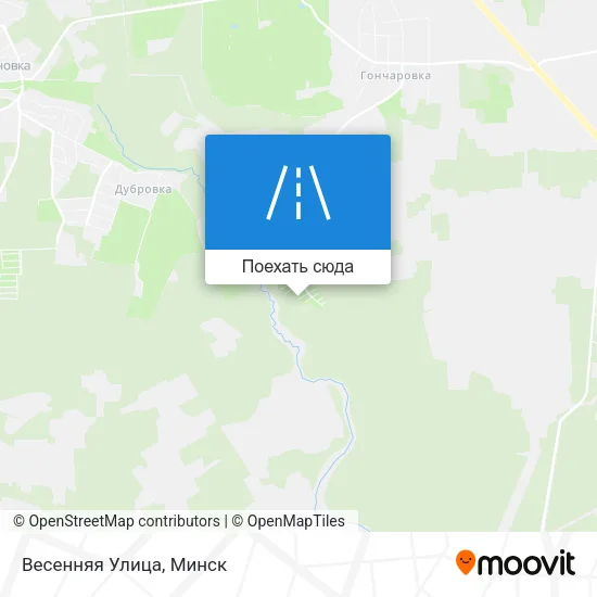 Карта Весенняя Улица