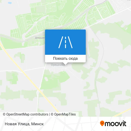 Карта Новая Улица