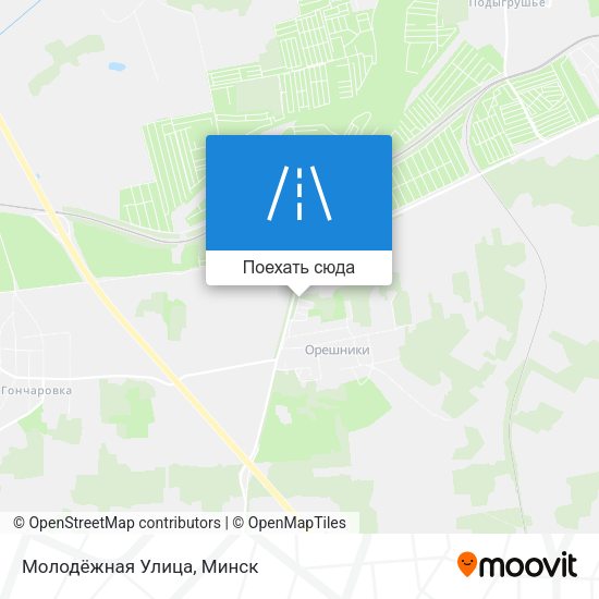 Карта Молодёжная Улица