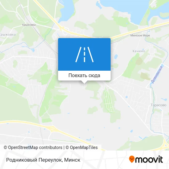Карта Родниковый Переулок