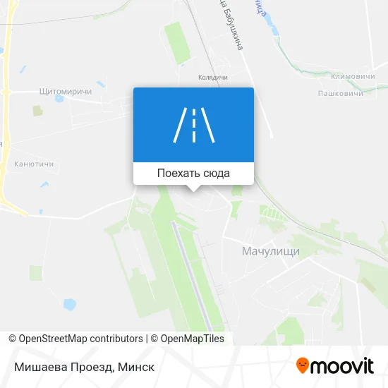 Карта Мишаева Проезд