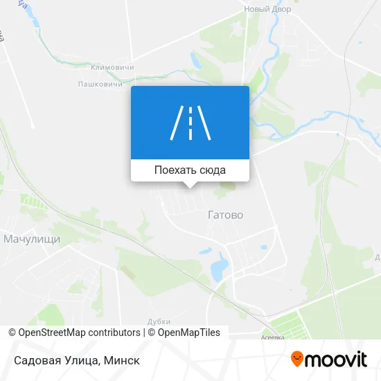Карта Садовая Улица