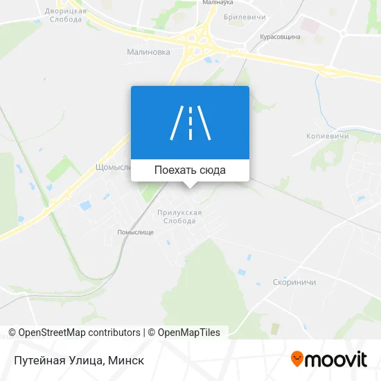 Карта Путейная Улица