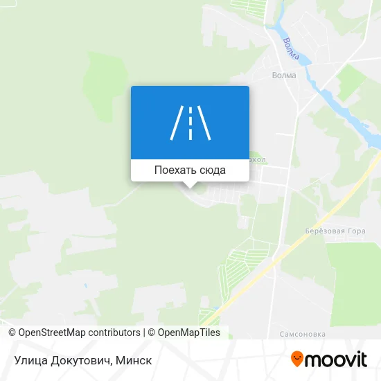 Карта Улица Докутович