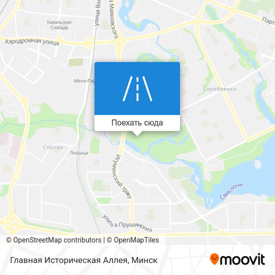 Карта Главная Историческая Аллея