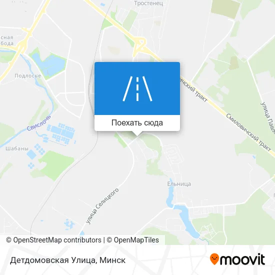 Карта Детдомовская Улица