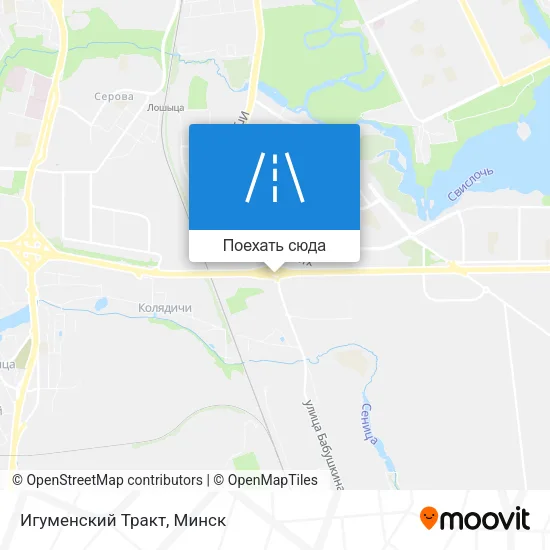 Карта Игуменский Тракт