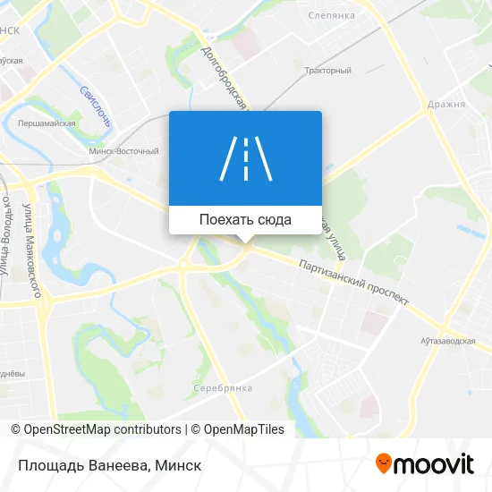 Карта Площадь Ванеева