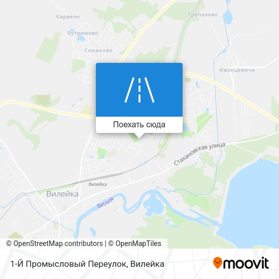 Карта 1-Й Промысловый Переулок