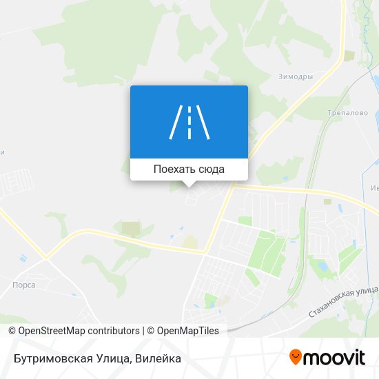 Карта Бутримовская Улица