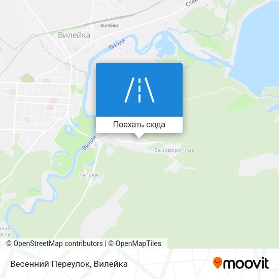 Карта Весенний Переулок
