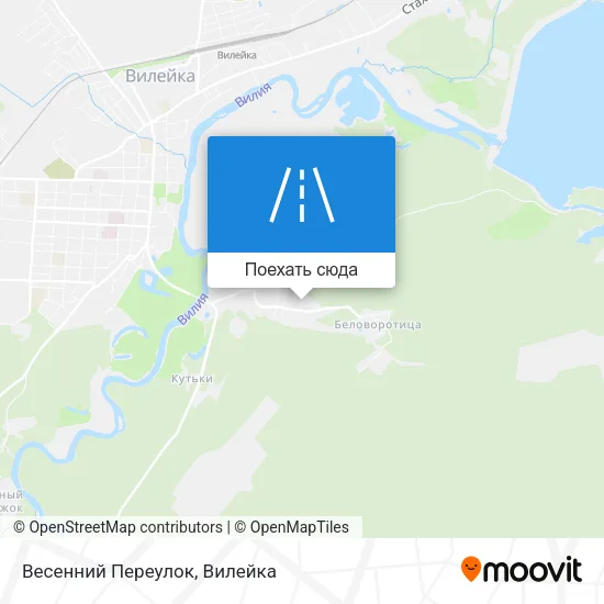 Карта Весенний Переулок