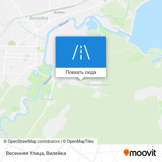 Карта Весенняя Улица