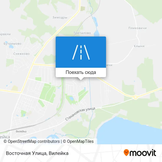 Карта Восточная Улица