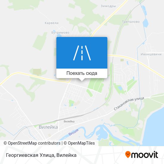 Карта Георгиевская Улица
