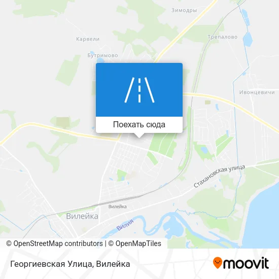 Карта Георгиевская Улица